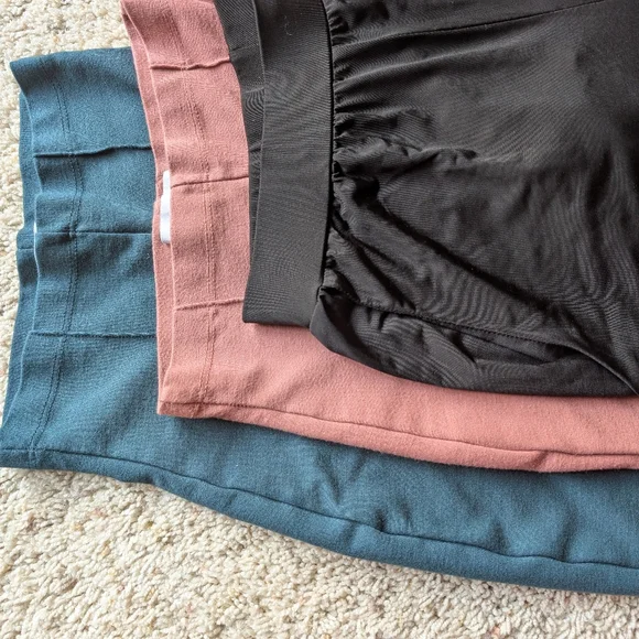 3 Pair Ripley Rader Pants - Pink, Teal, and Black - Picture 2 of 8